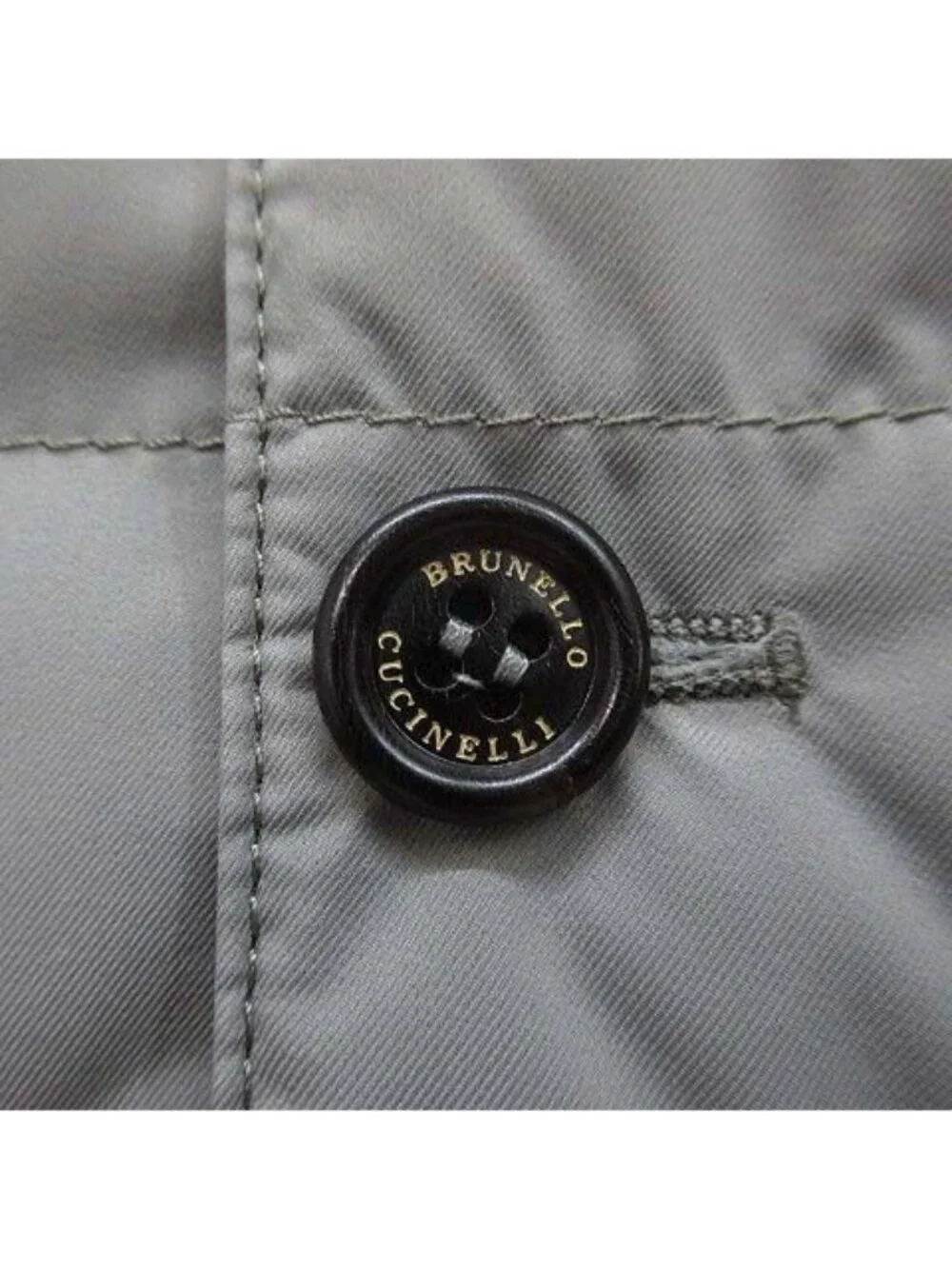 Brunello Cucinelli Light Down Vest Gilet Gray XS